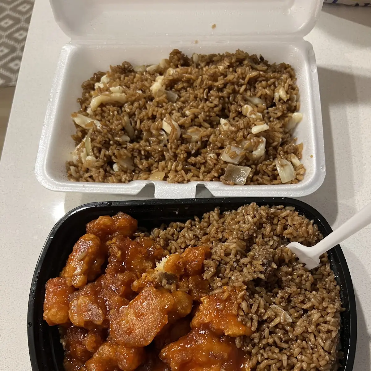 W Fried Rice and Chicken Fried Rice