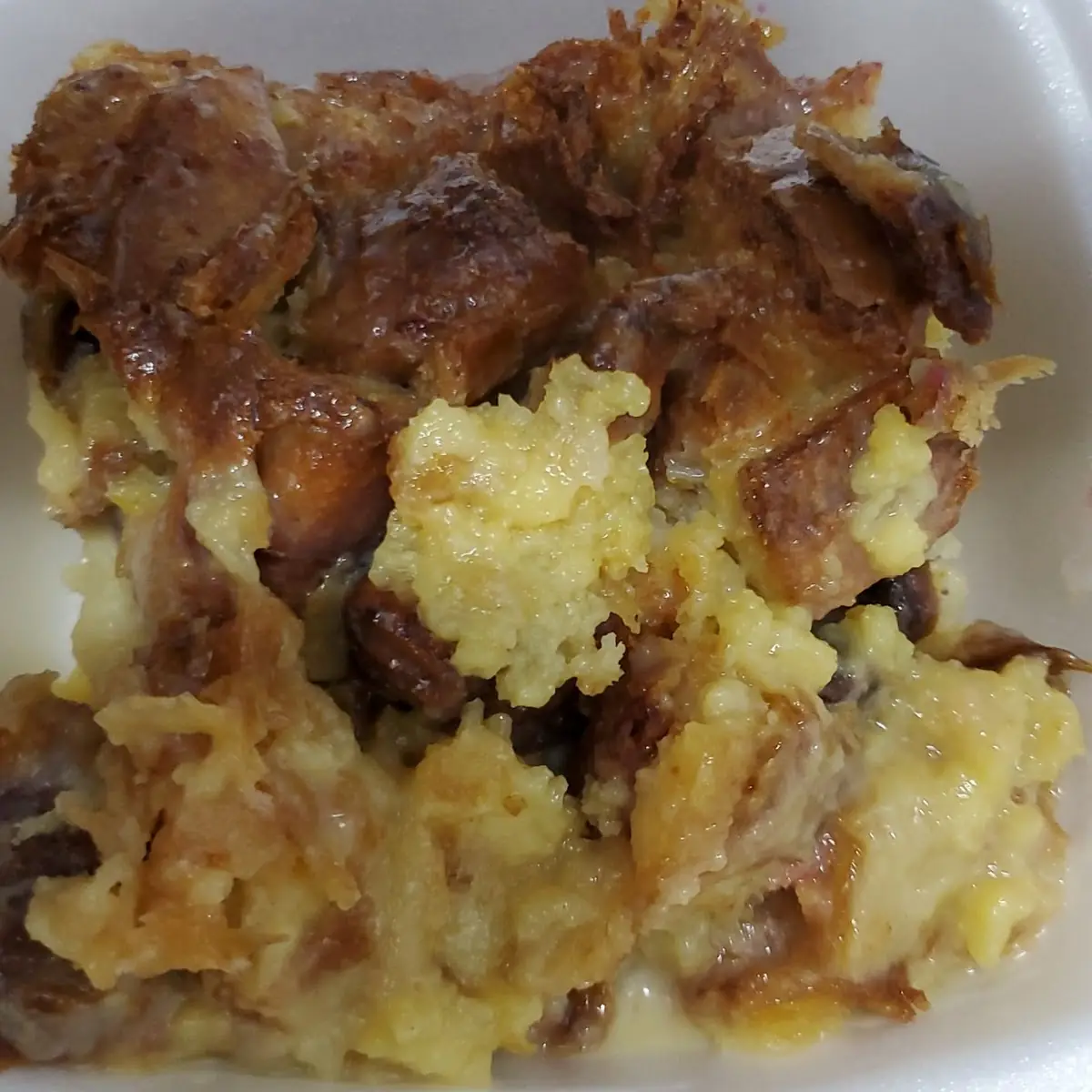 Cherry Pistachio Bread Pudding