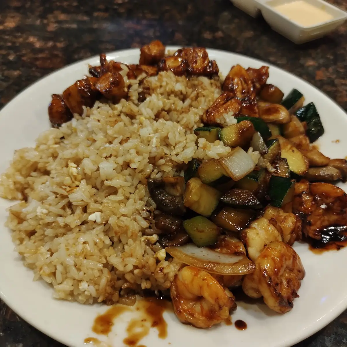 Teriyaki Chicken and Shrimp