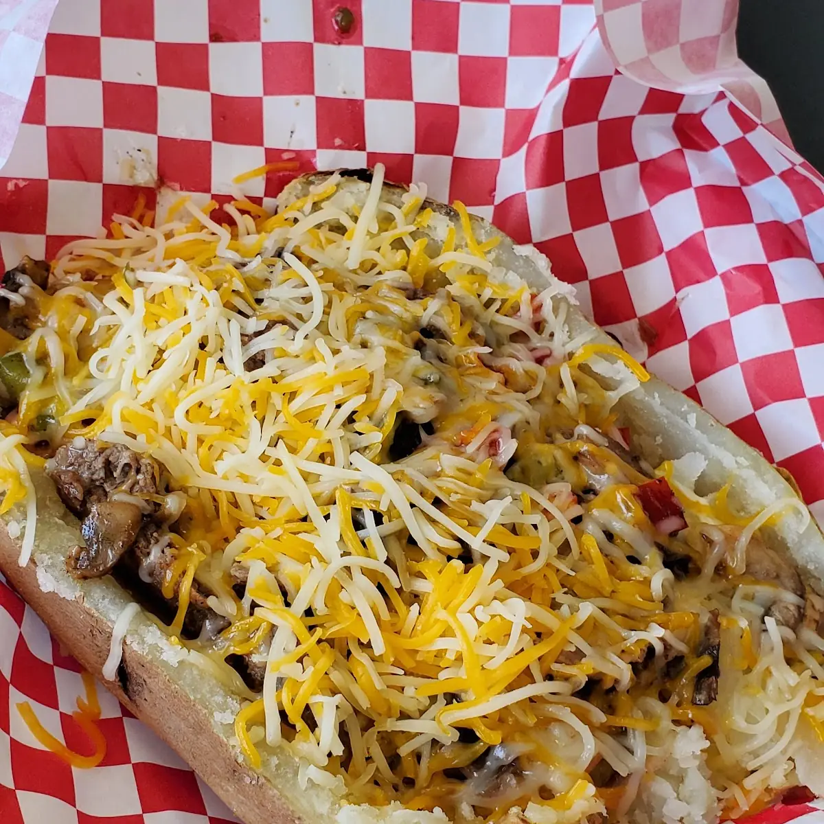 Steak Loaded Baked Potato