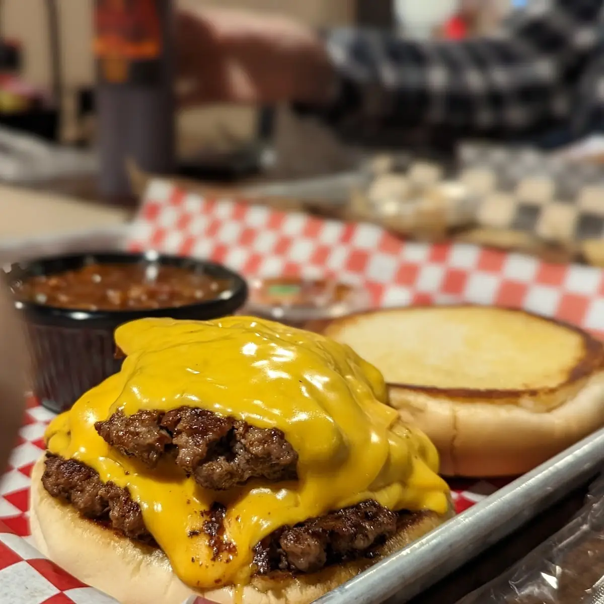 Double Smashed Brisket Sandwich