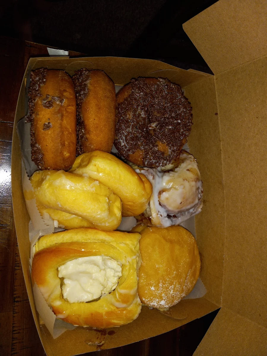 Donuts Danish and Cinnamon Roll