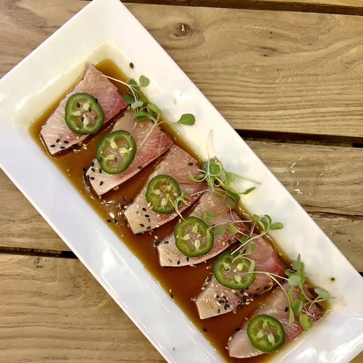 Jalapeño Yellowtail Sashimi