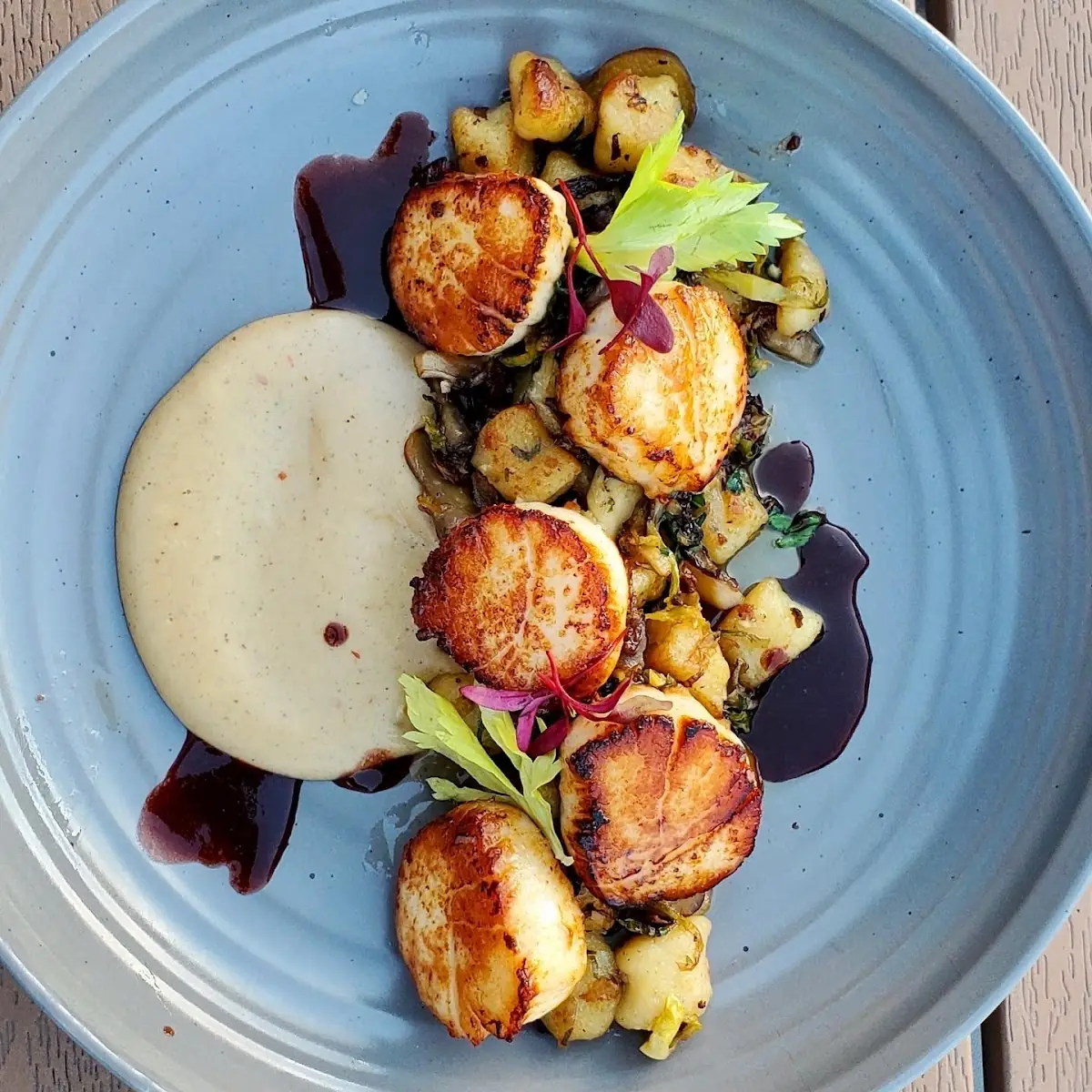Seared Local Sea Scallops