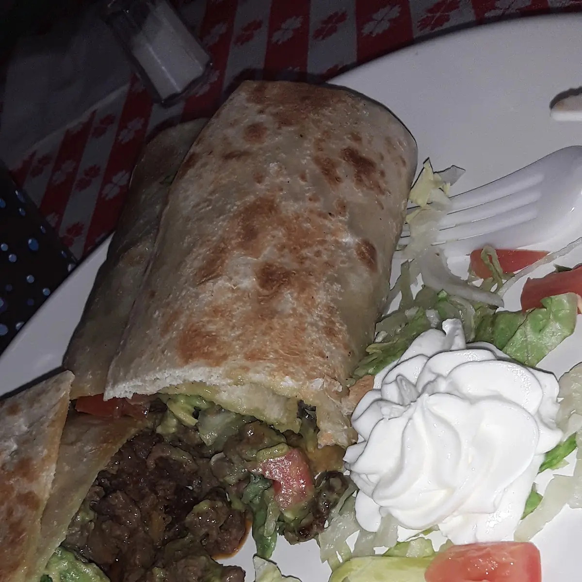 Carne Asada Burrito Combo Plate