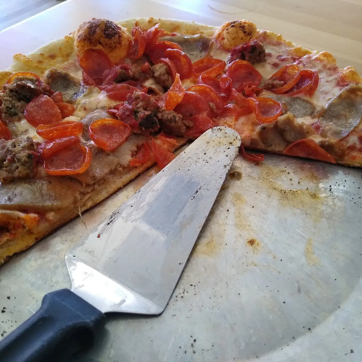 Meat Meat Meat Pizza
