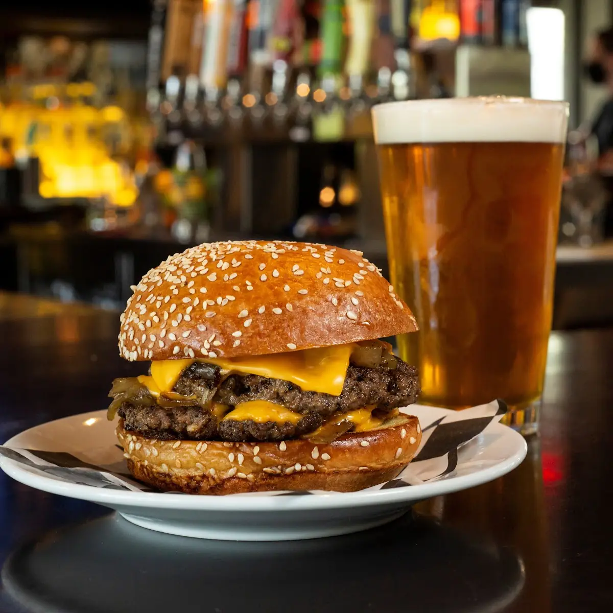 Beer Cheese Burger