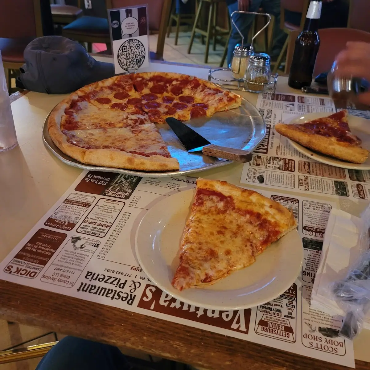 Cheese and Pepperoni Pizza