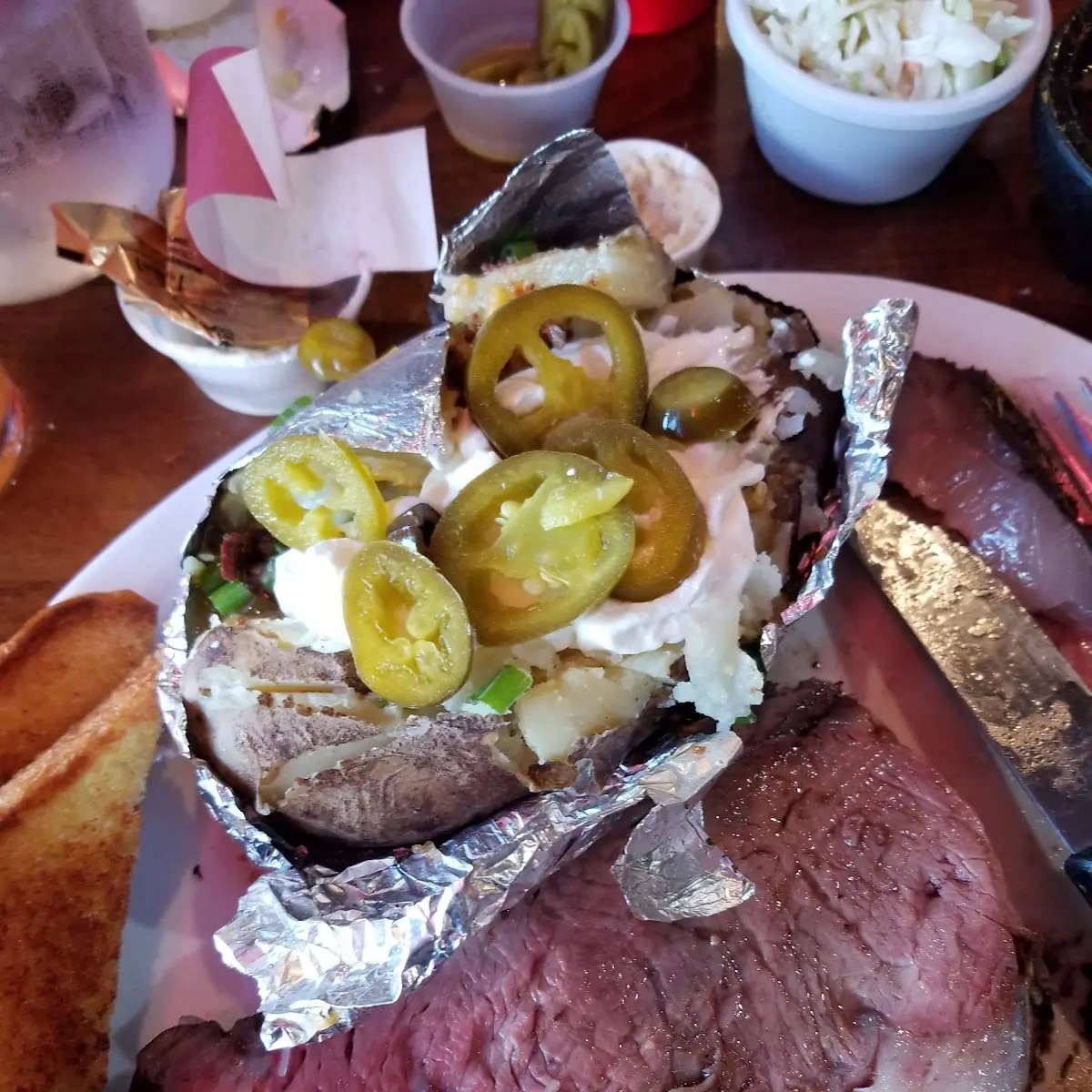 Prime Rib Medium & Baked Potato