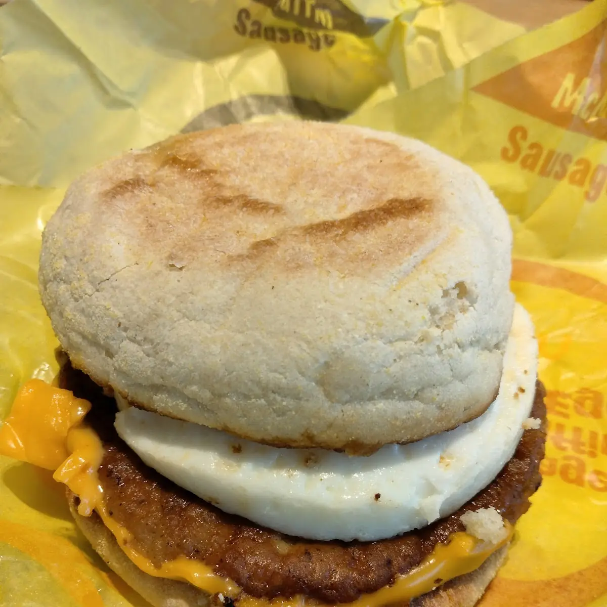 Sausage Mcmuffin with Egg