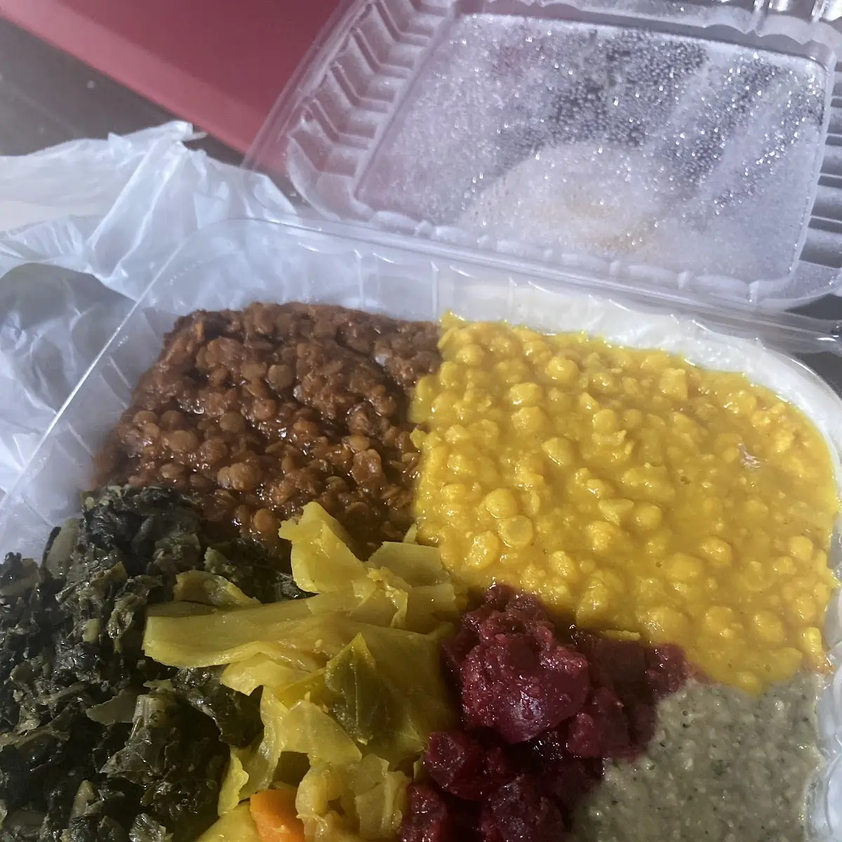 Injera with Lentils