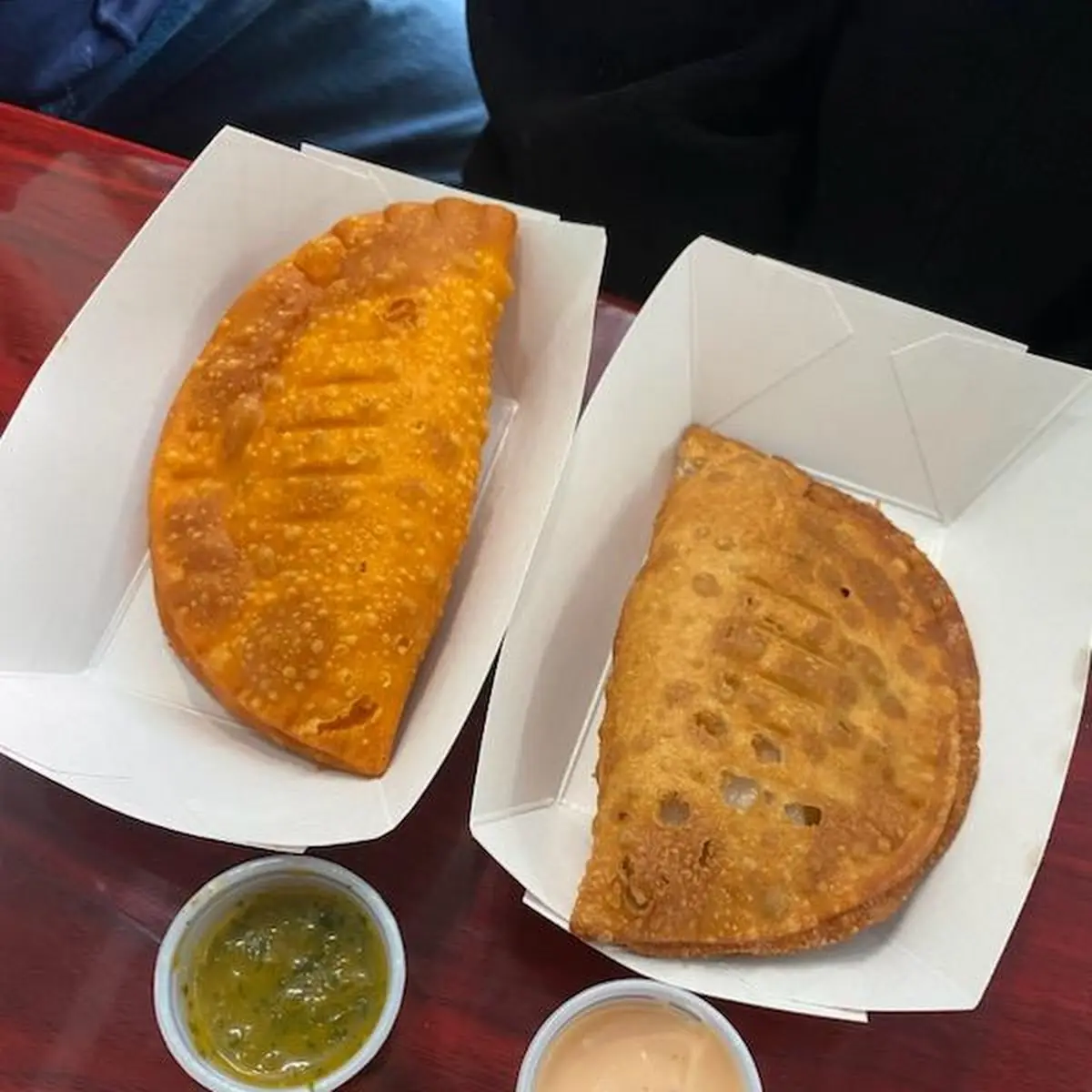 Chicken Empanadas and Pork Empanadas
