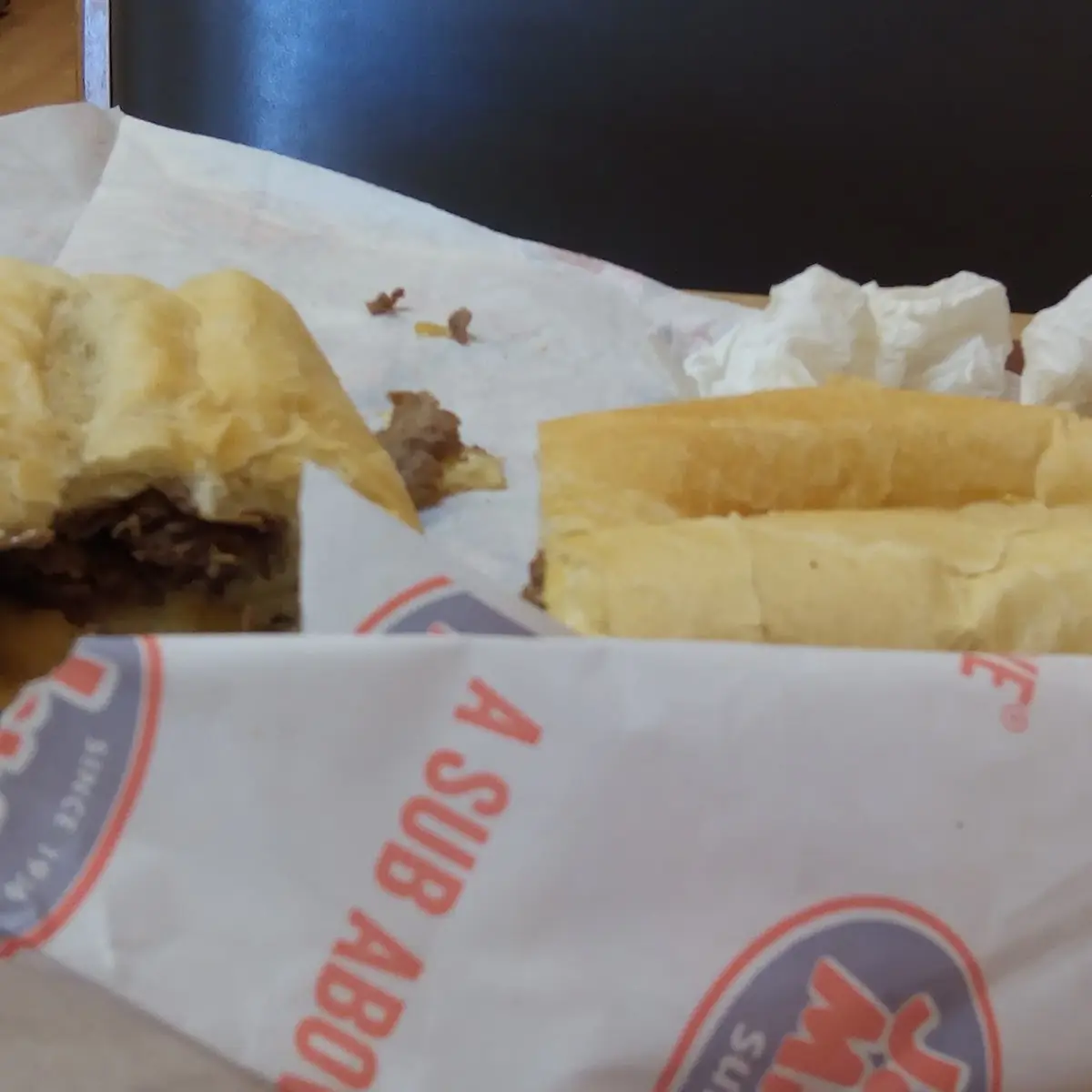 A Hot Philly Cheese Steak Sub