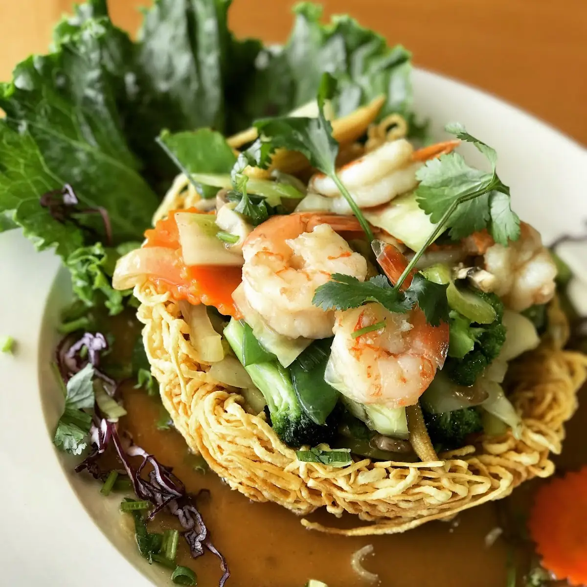 Bird's Nest Crispy Egg Noodle