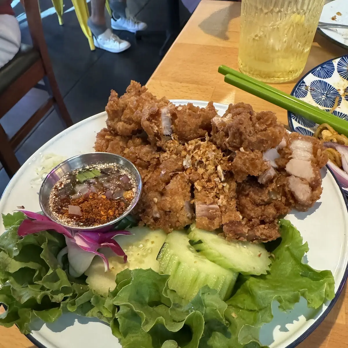 Fried Marinated Pork Belly