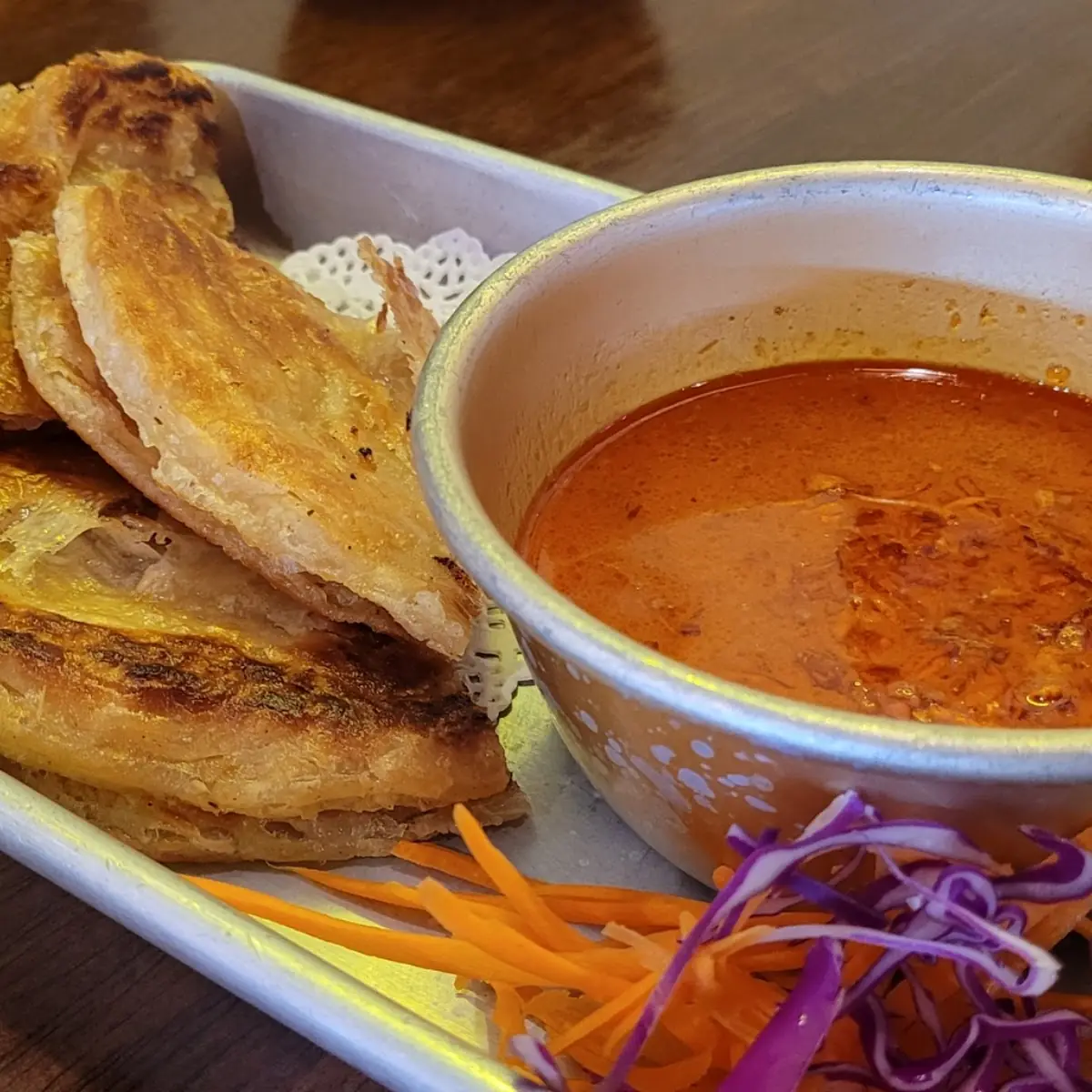 Roti with Yellow Curry