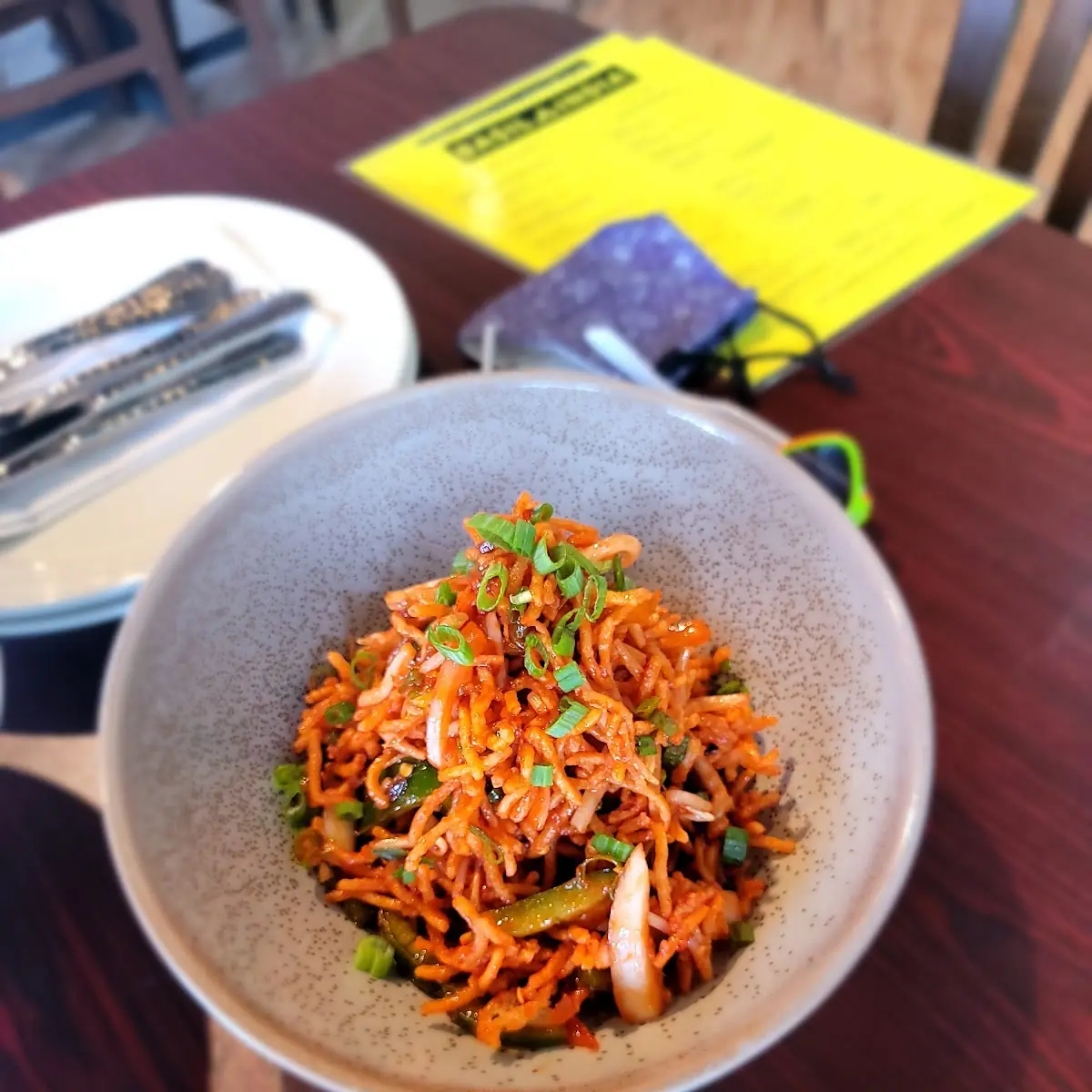 Crispy Noodle Salad Asain Cereal Bowl