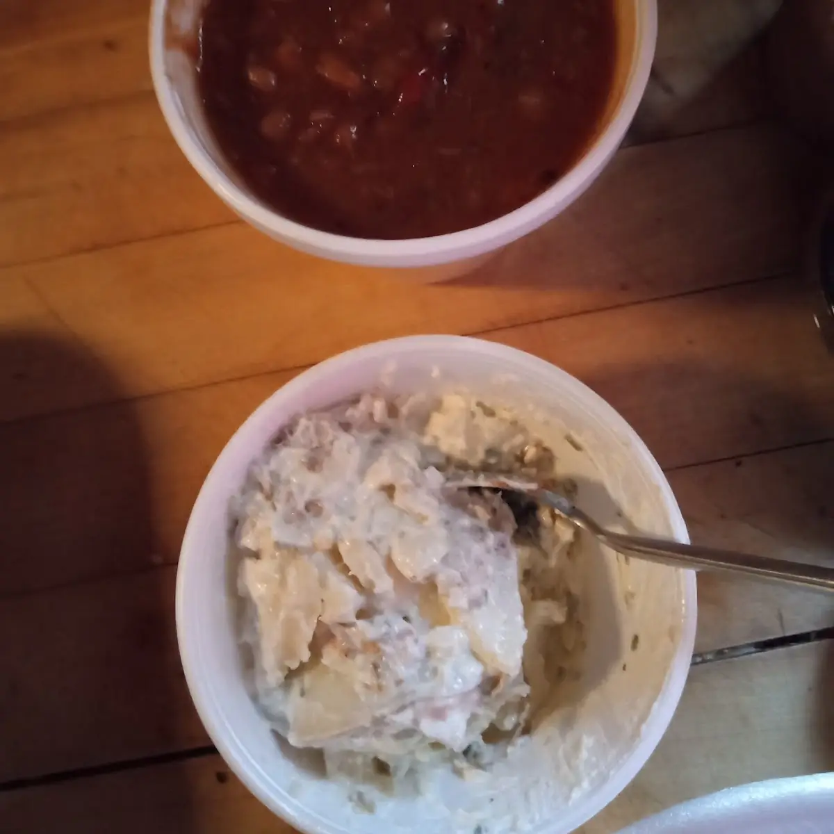 Cowboy Beans and Potato Salad