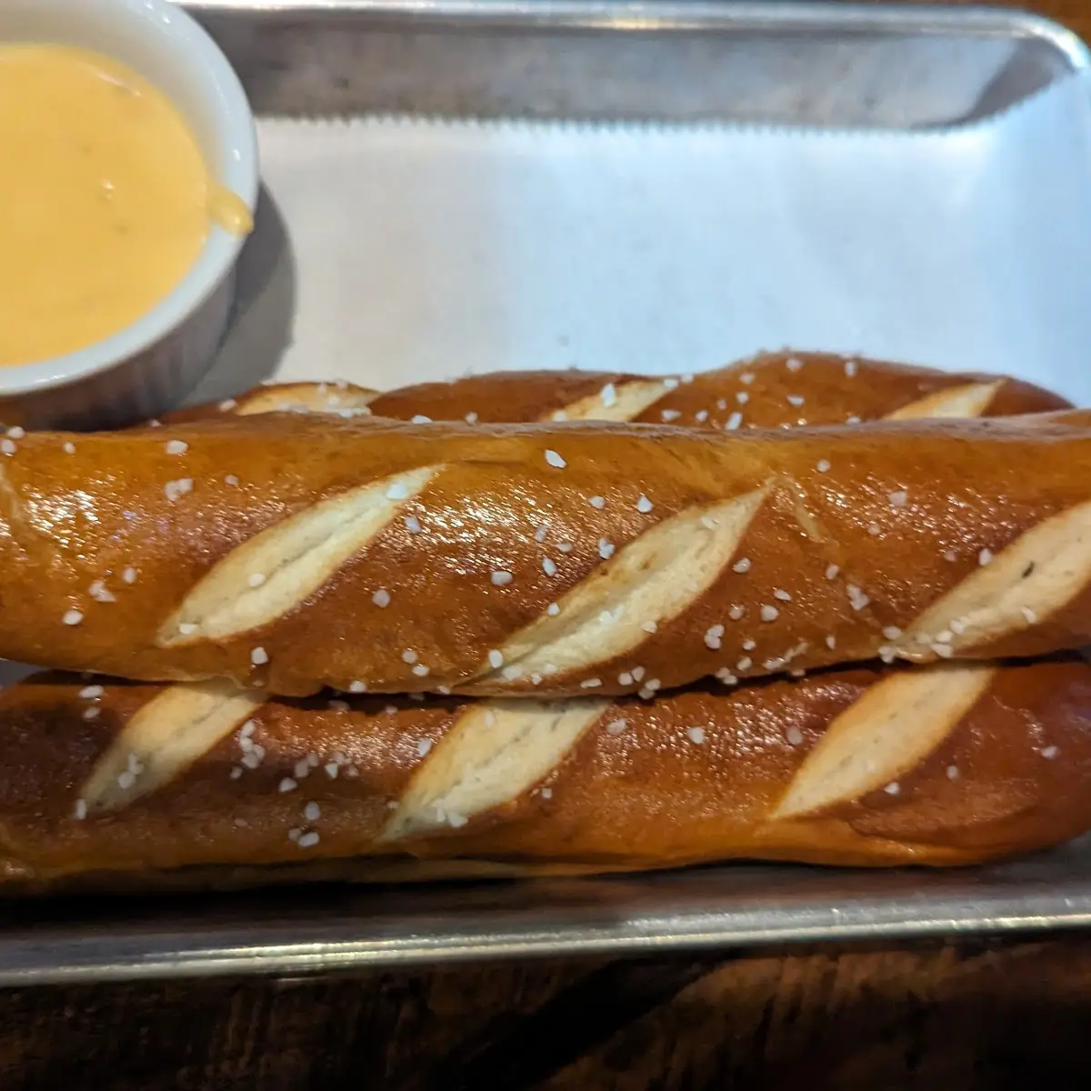 Warm Bavarian Pretzel Sticks