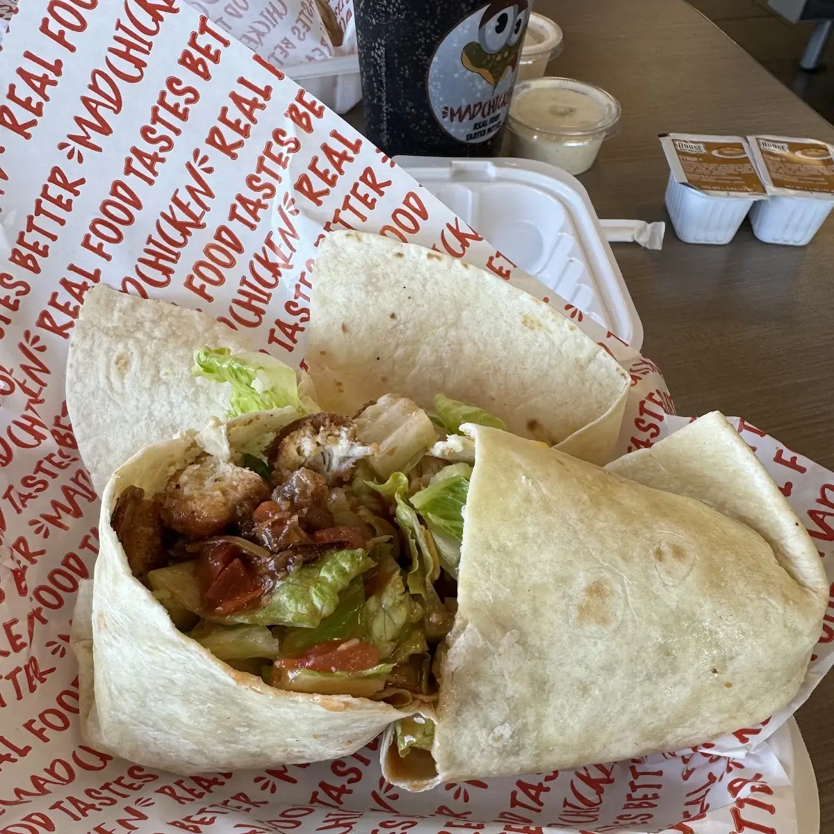 Crispy BBQ Chicken Wrap