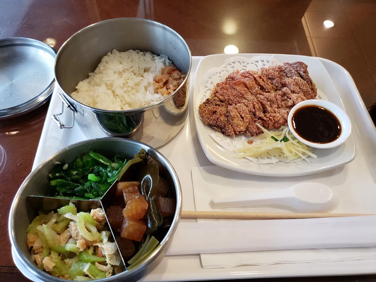 Red Yeast Marinated Fried Pork Chop