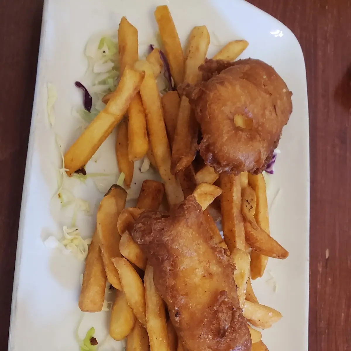 Crispy Battered Fish and Fries