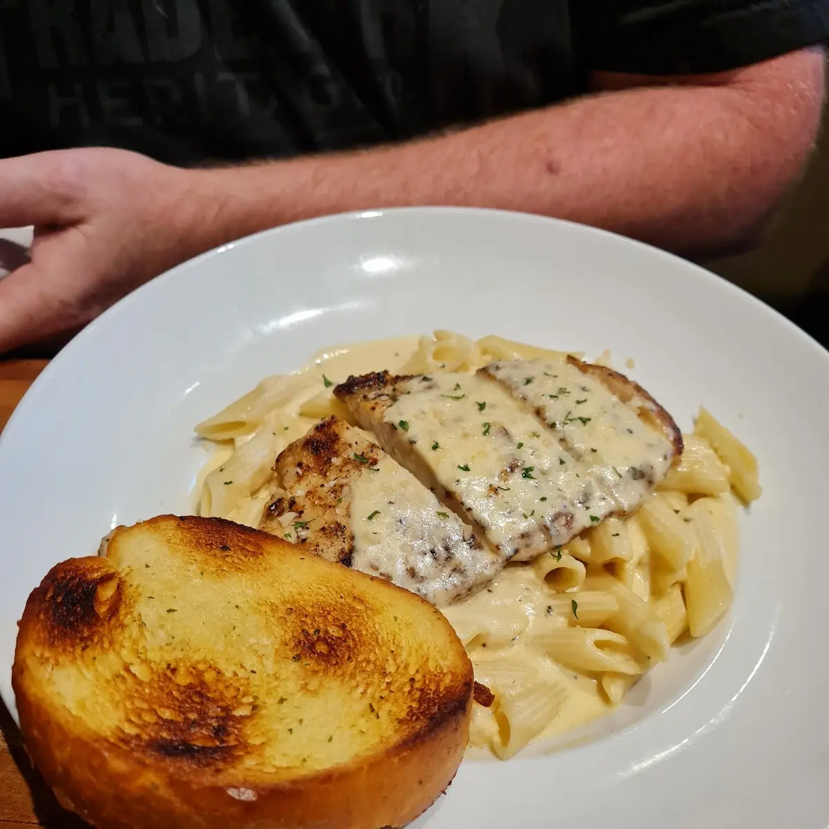 Grilled Chicken Alfredo