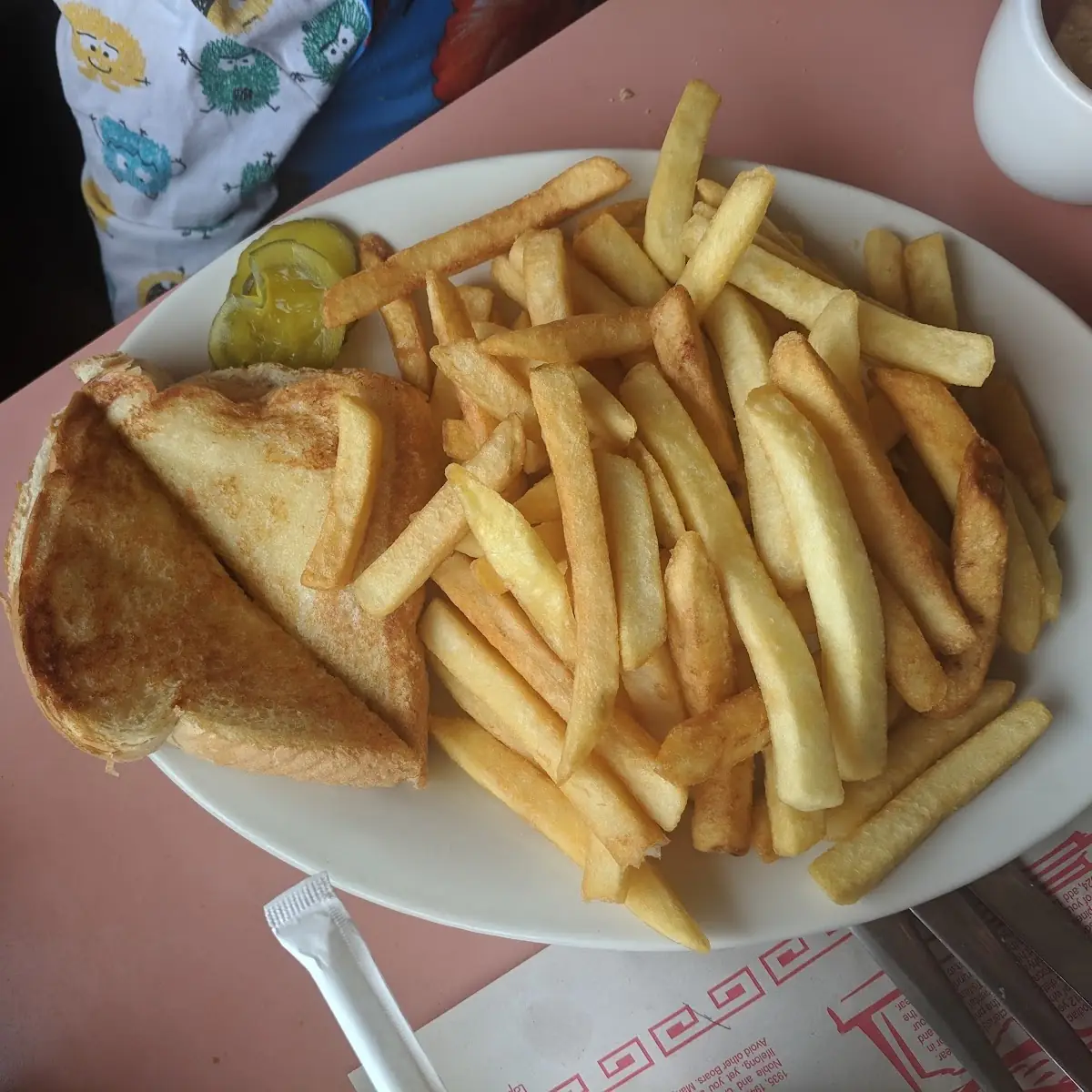 Grilled Cheese with Fries