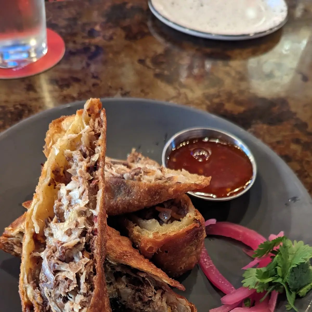Smoked Brisket Egg Rolls