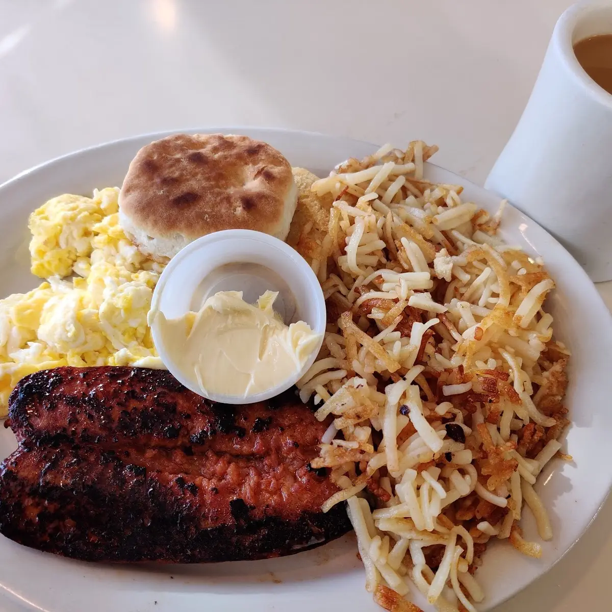 Eggs Hash Browns & Toast