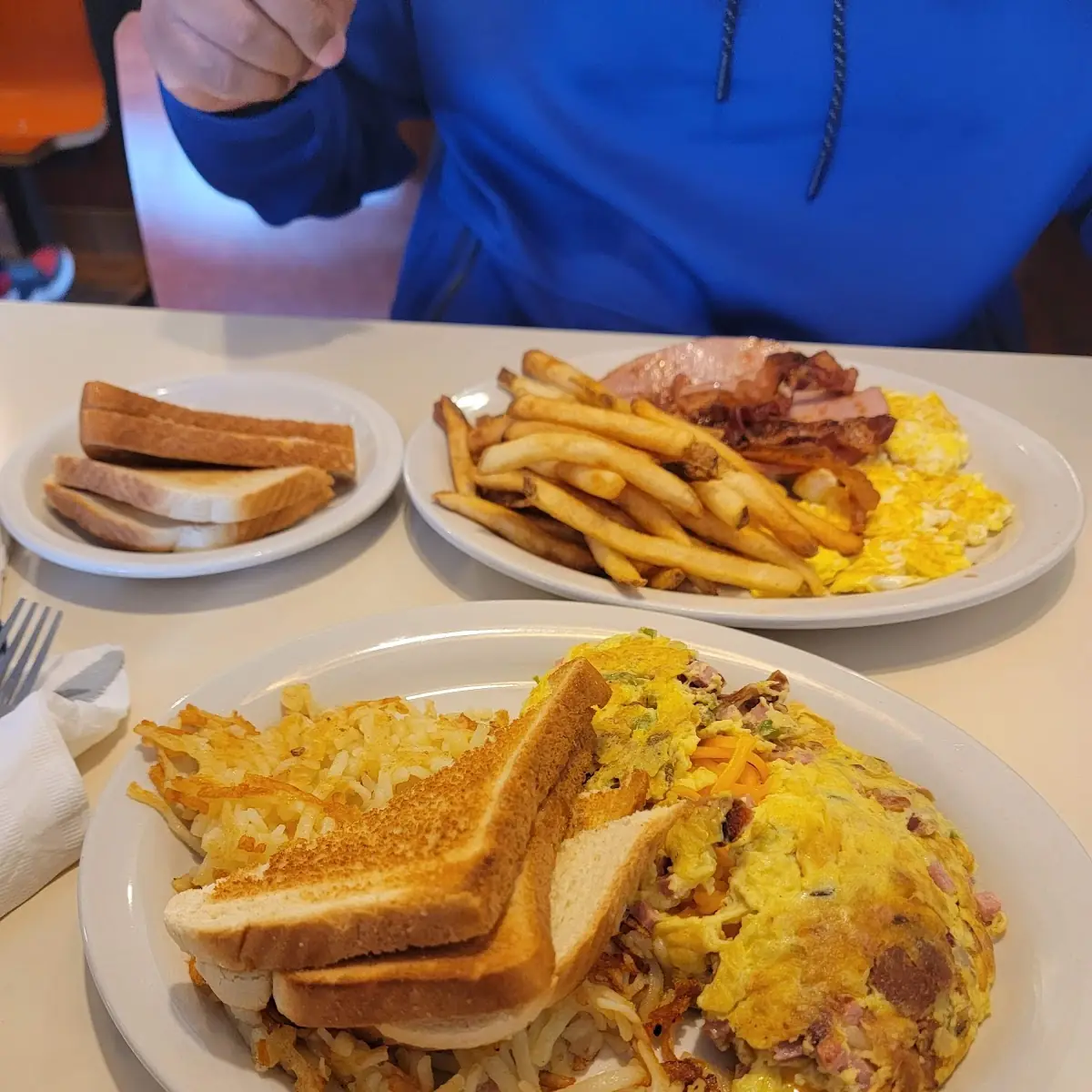 Over Hard Eggs and Hotcakes