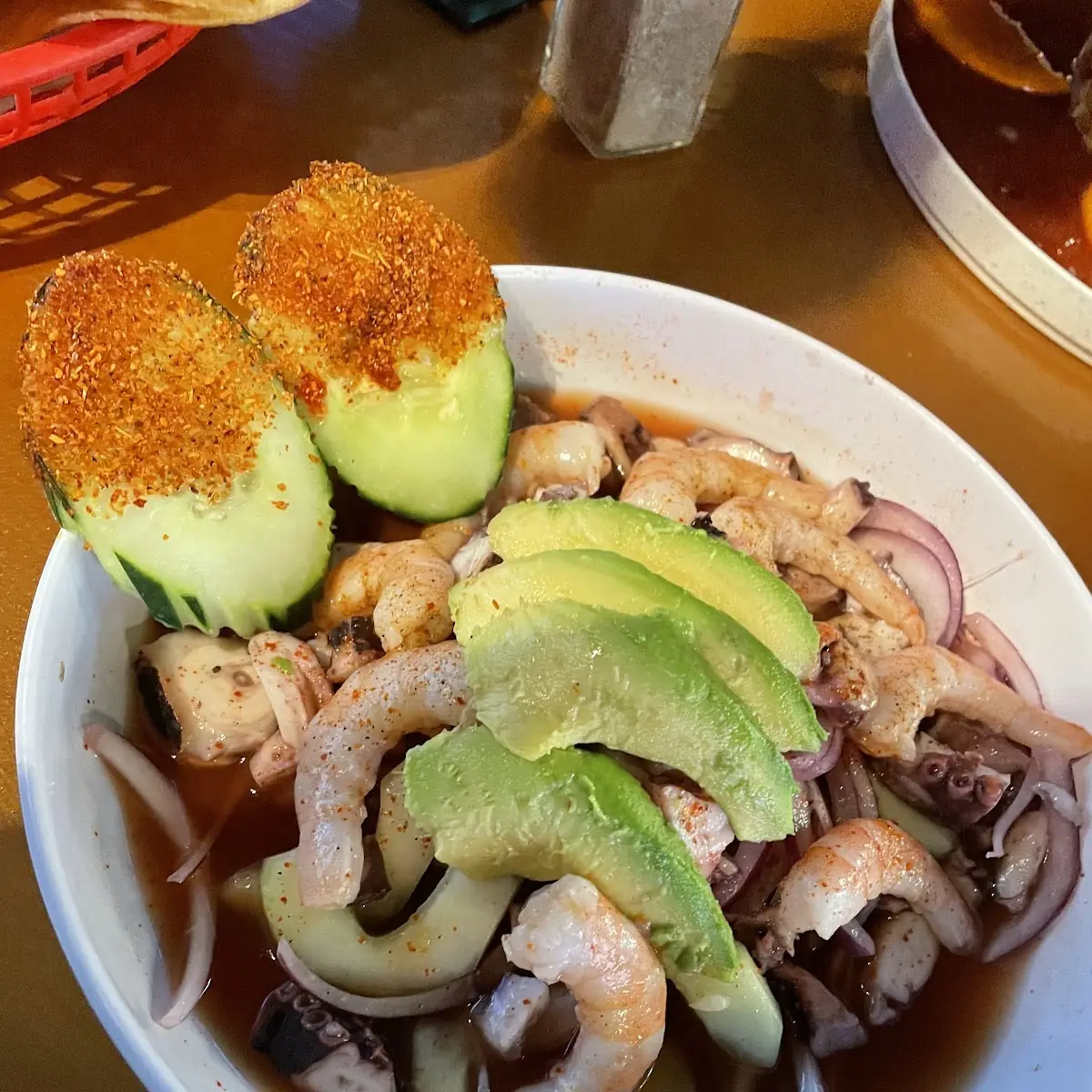 Tostada Ceviche de Pescado