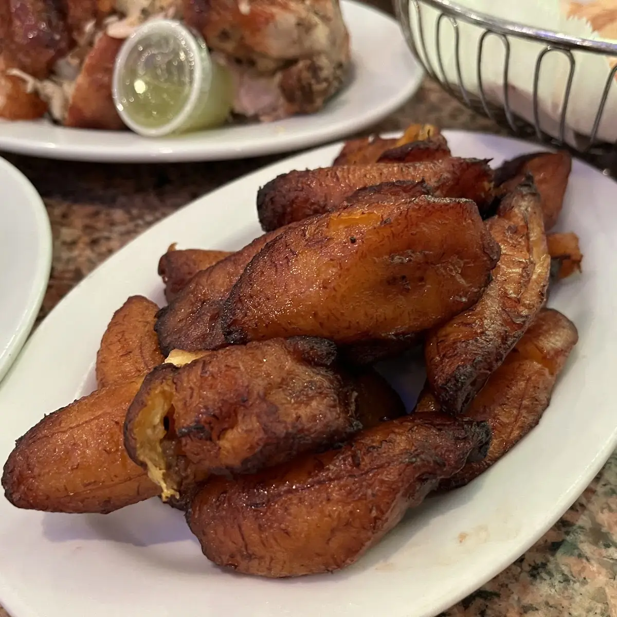 Fried Sweet Yellow Plantains Maduros