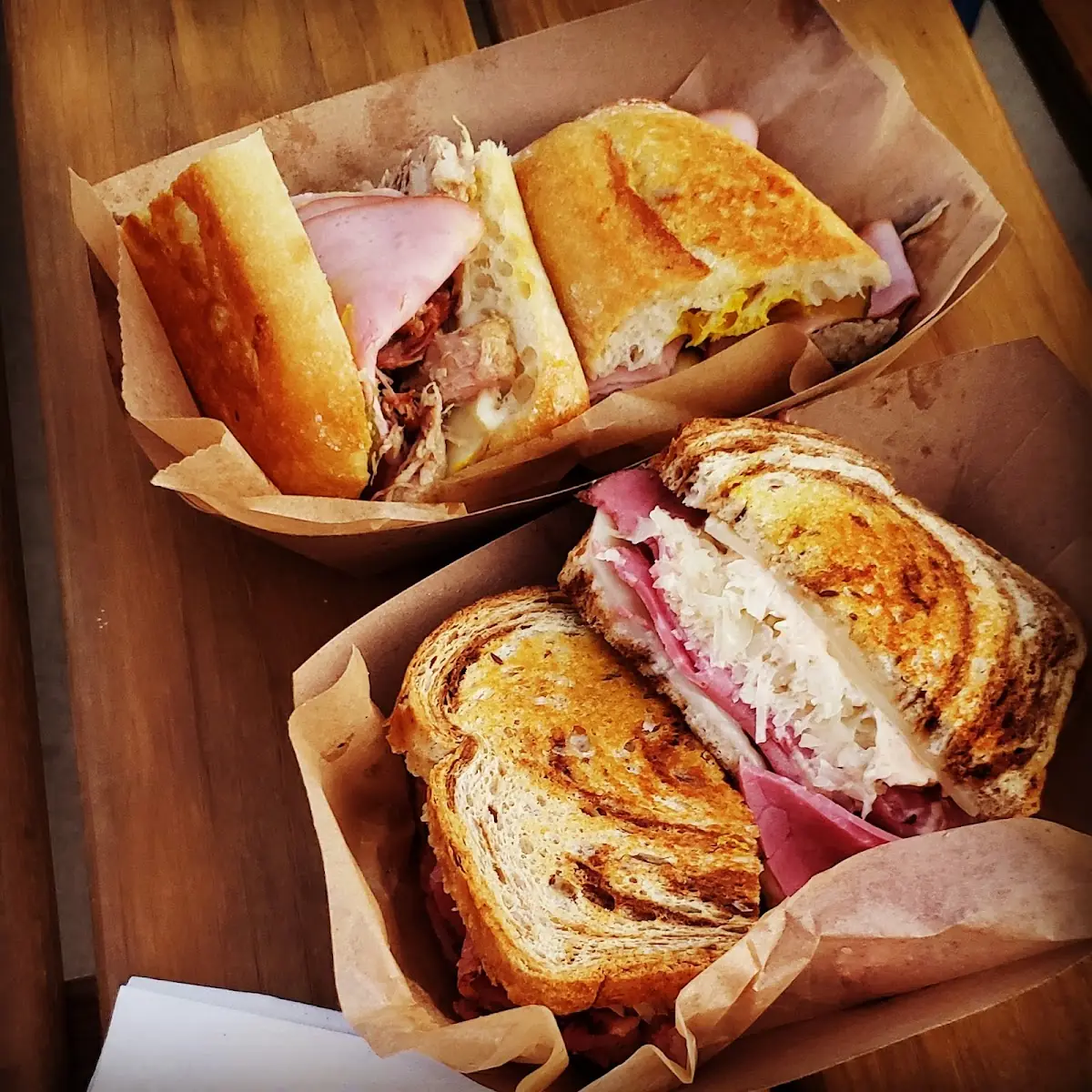 Cuban Sandwich and Ruben