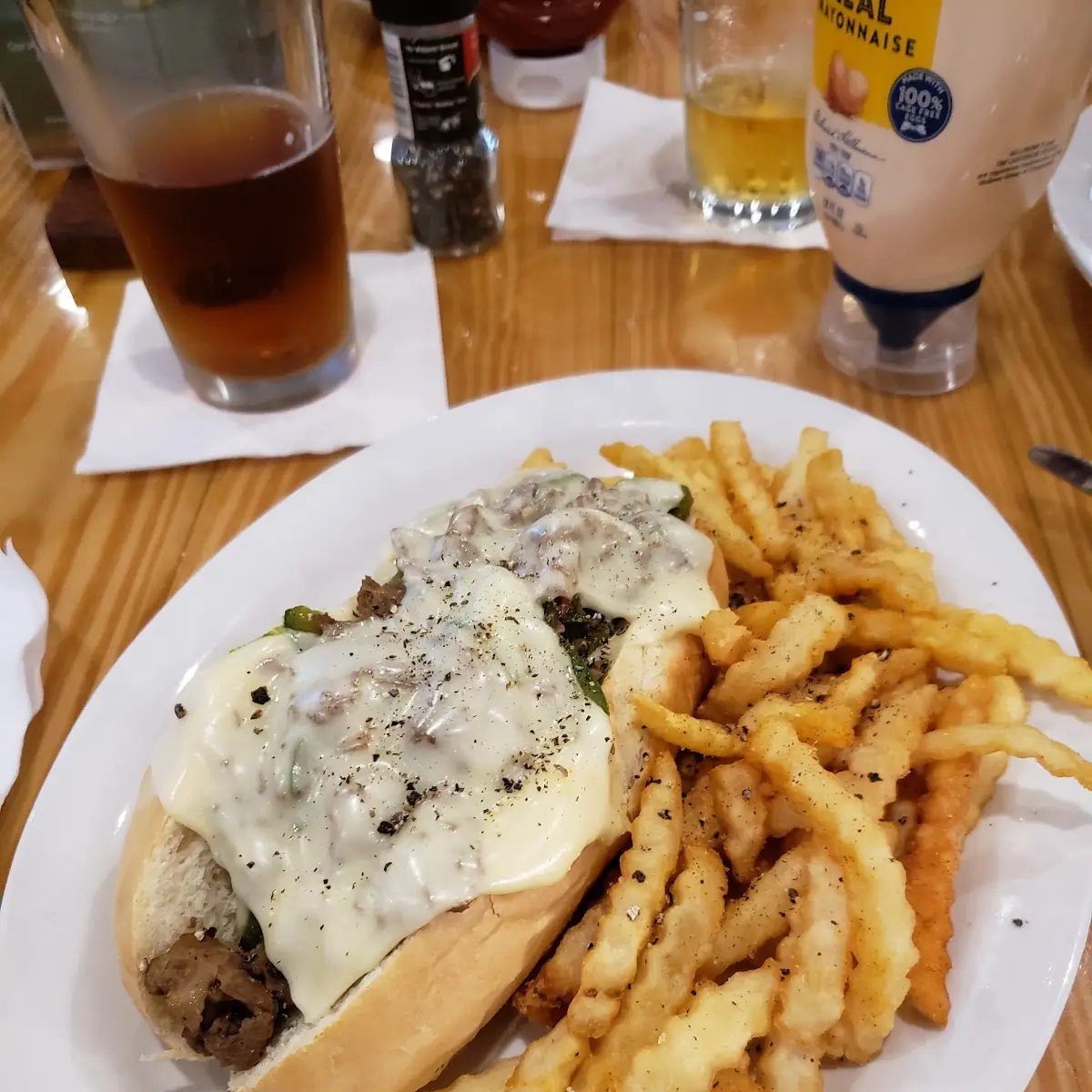 Philly Cheese Steak and Fries