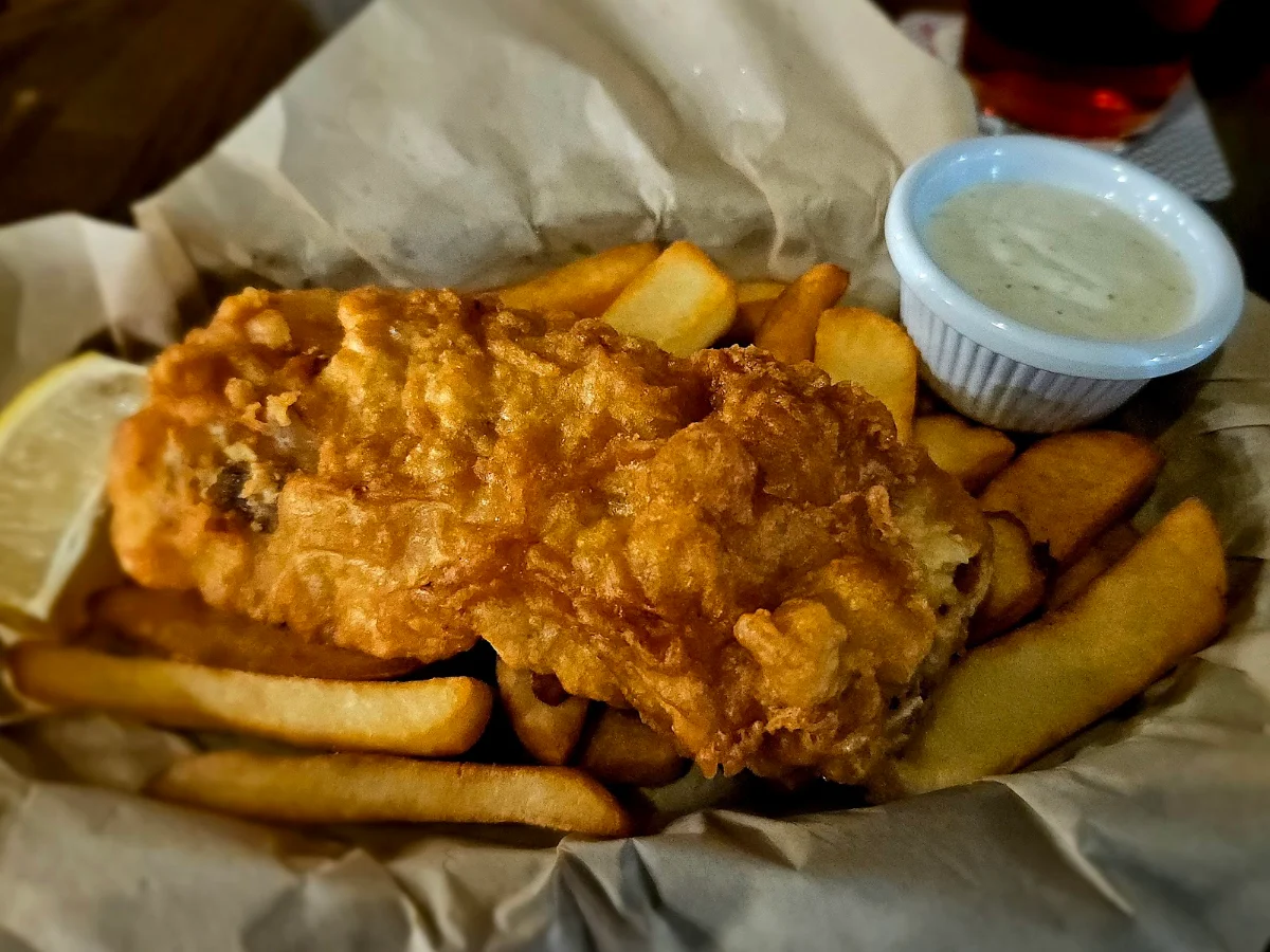 Golden Fried Fish and Chips