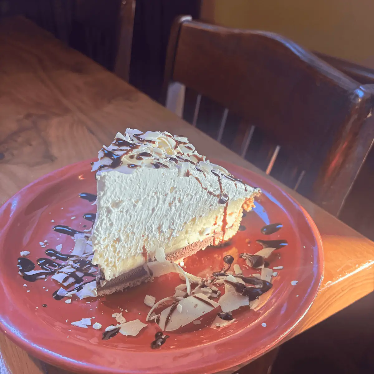 White Chocolate Black Bottom Banana Cream Pie