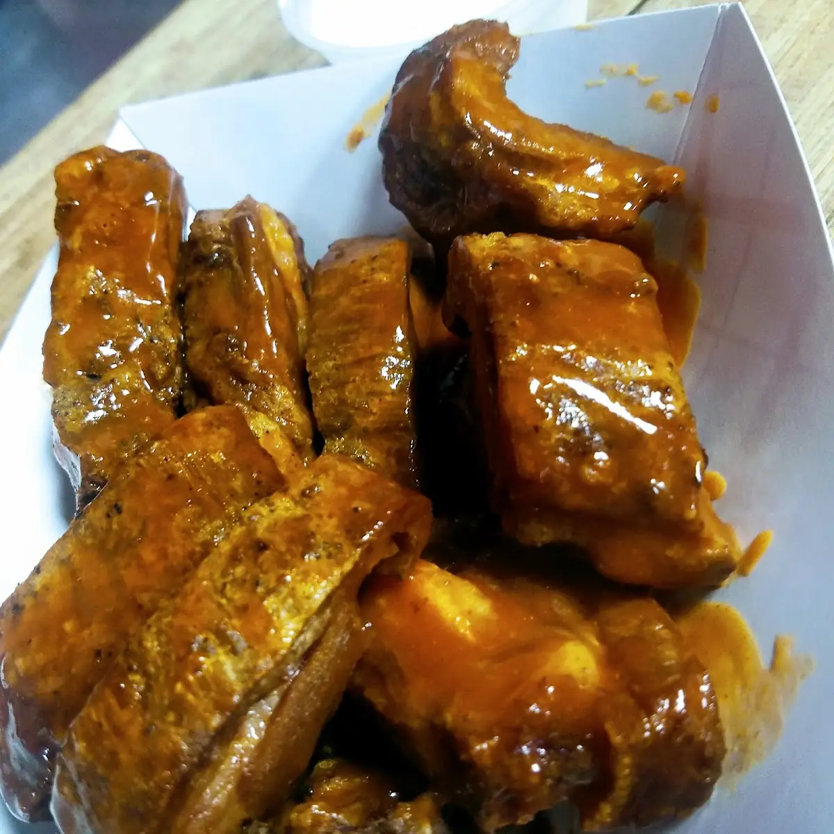 Deep Fried Buffalo Rib Tips