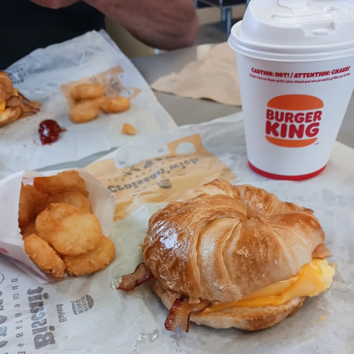 Bacon Egg Cheese Croissant
