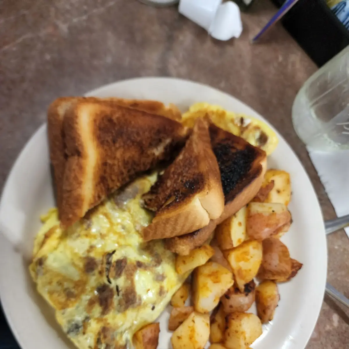 Home Fries and Toast