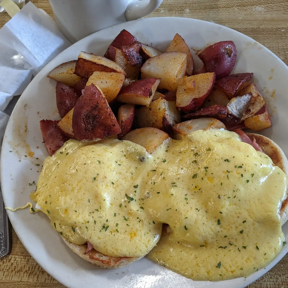 Philly Cheese Steak Eggs Benedict