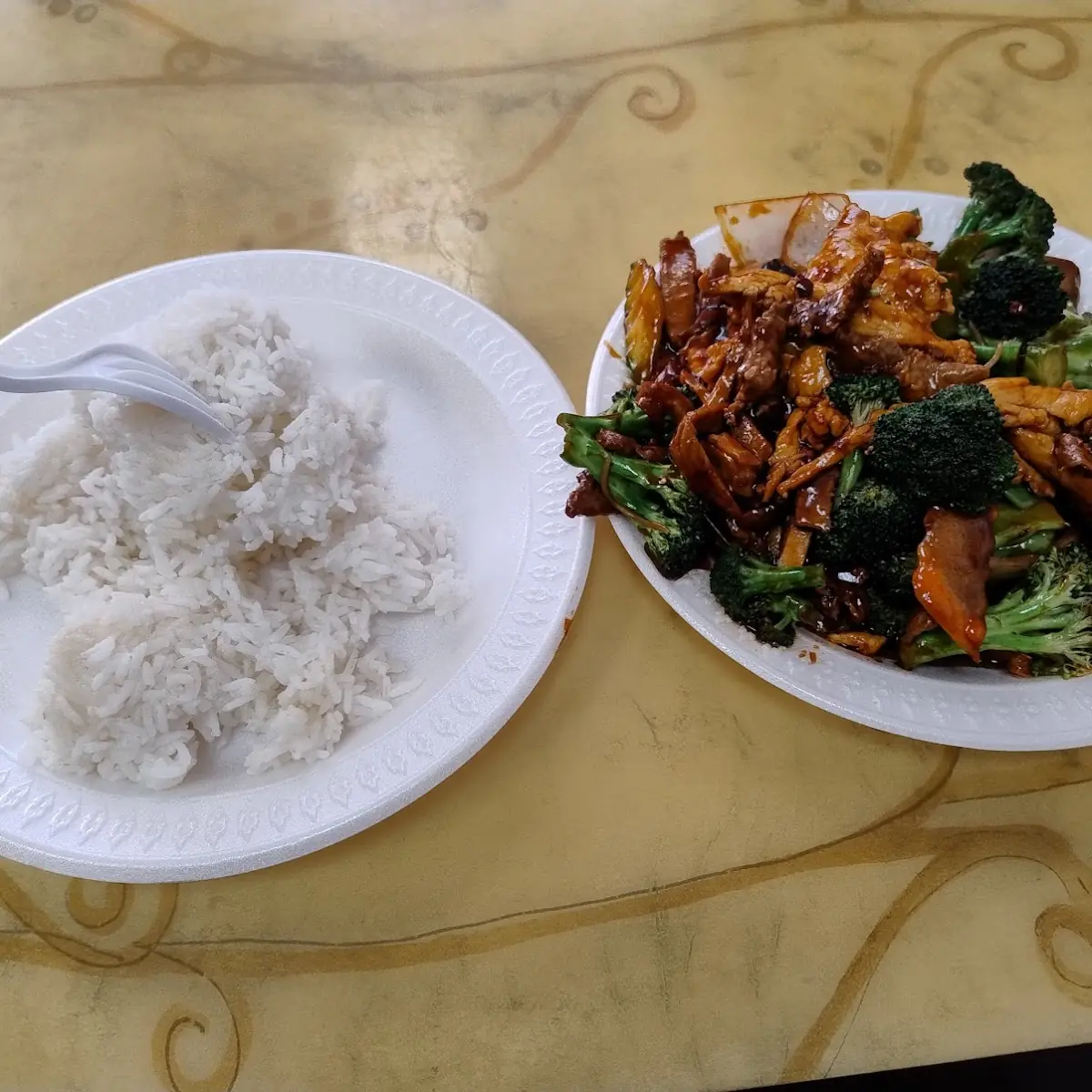 Beef and Chicken Broccoli