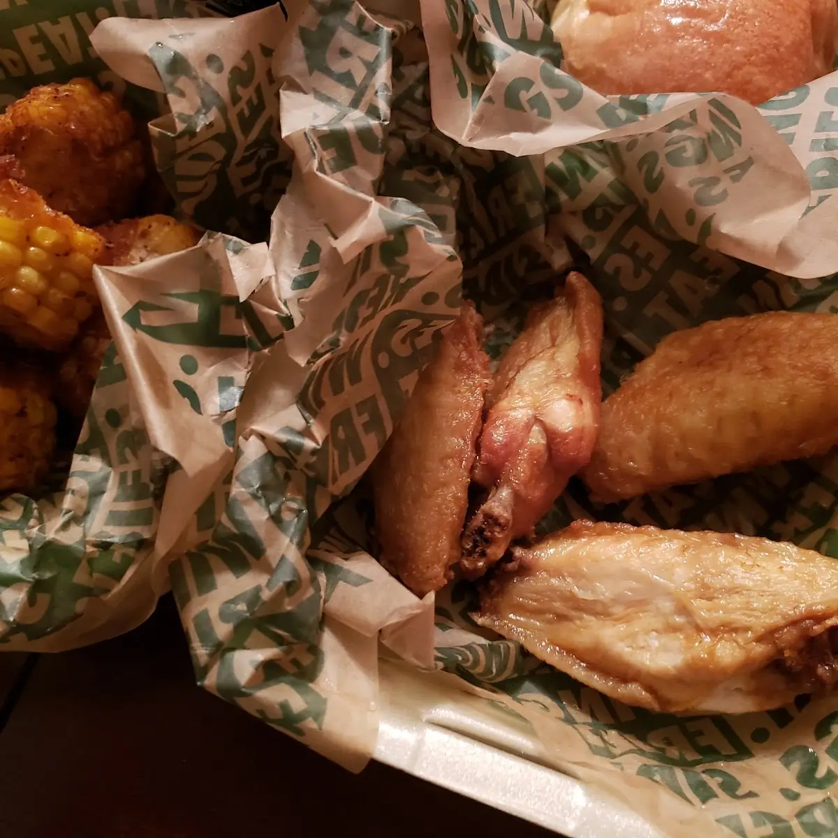 Mango Habanero Wings Combo