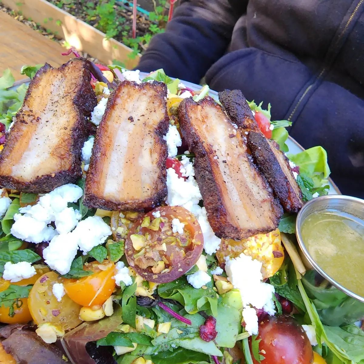 Tree House Salad with Pork
