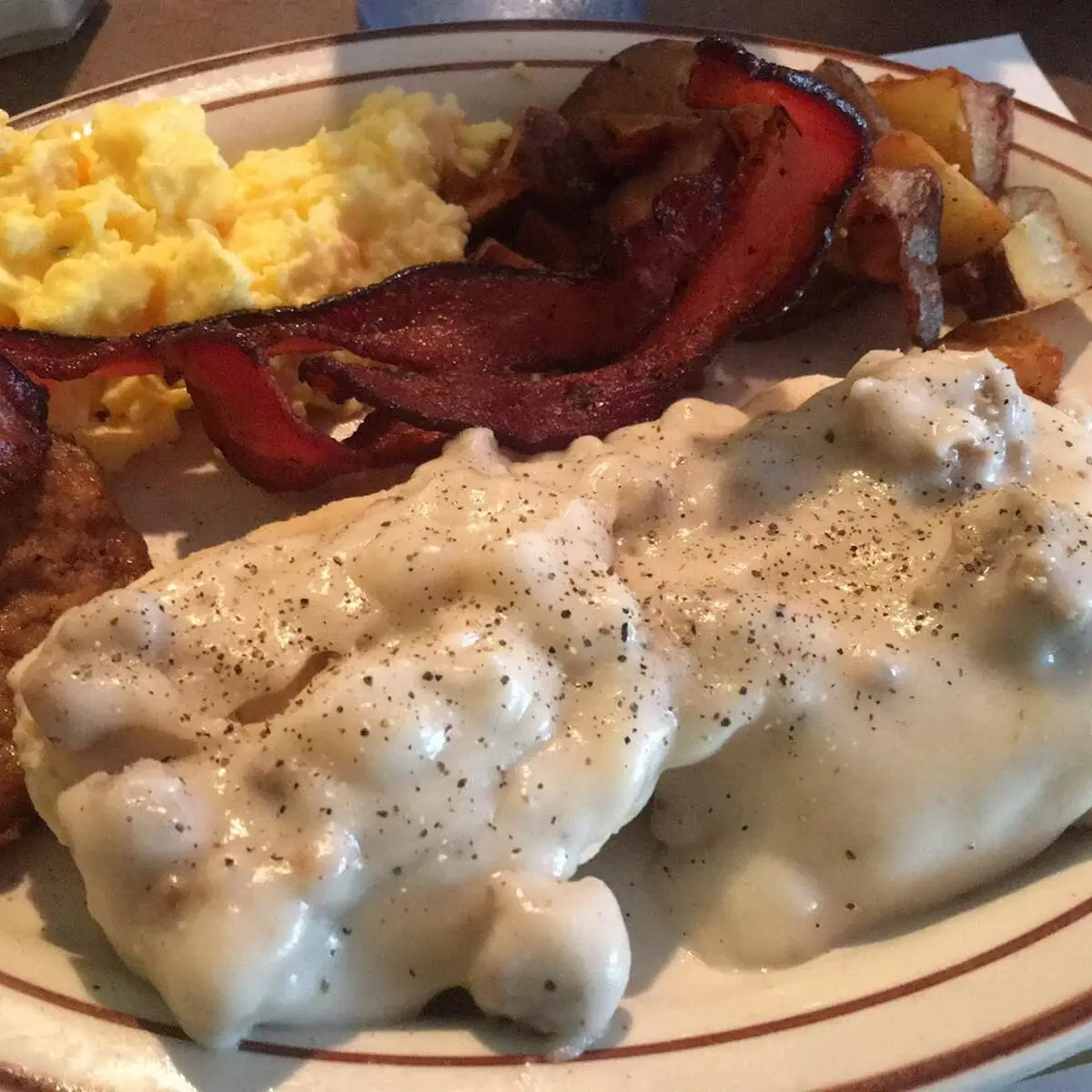 Biscuits & Gravy with Potatoes