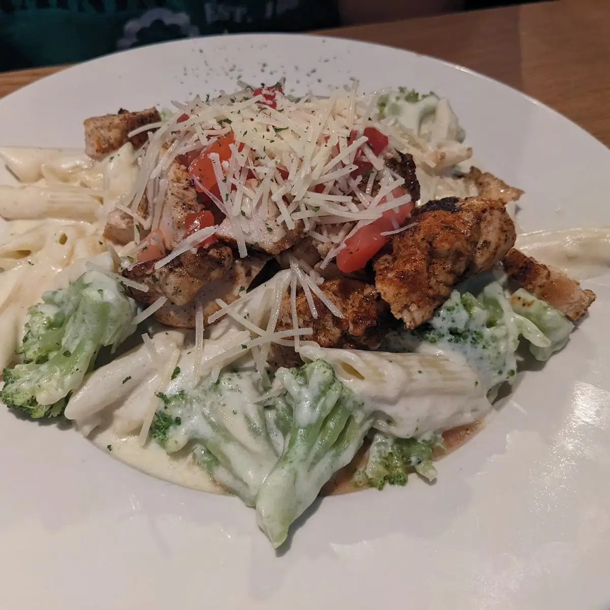 Blackened Chicken Alfredo