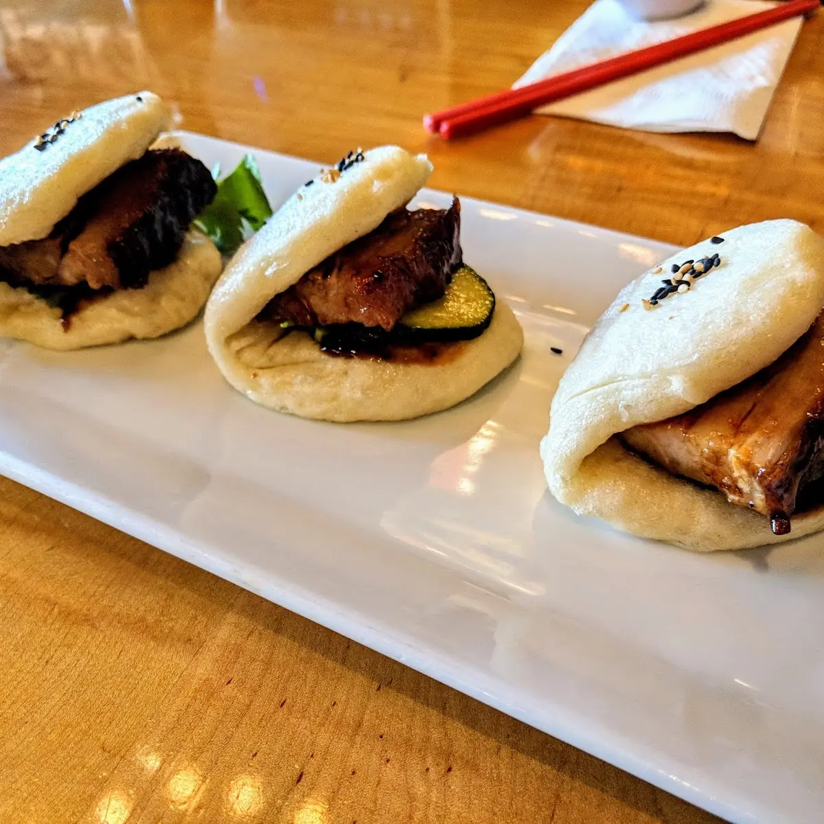 Steamed Buns with Pork Belly