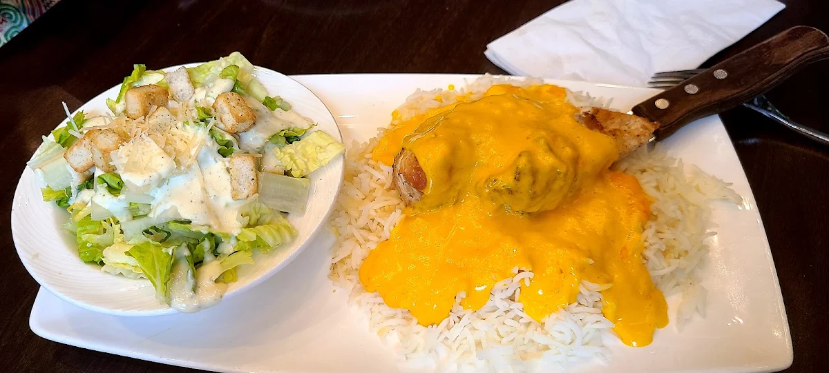 Saffron Chicken with Rice