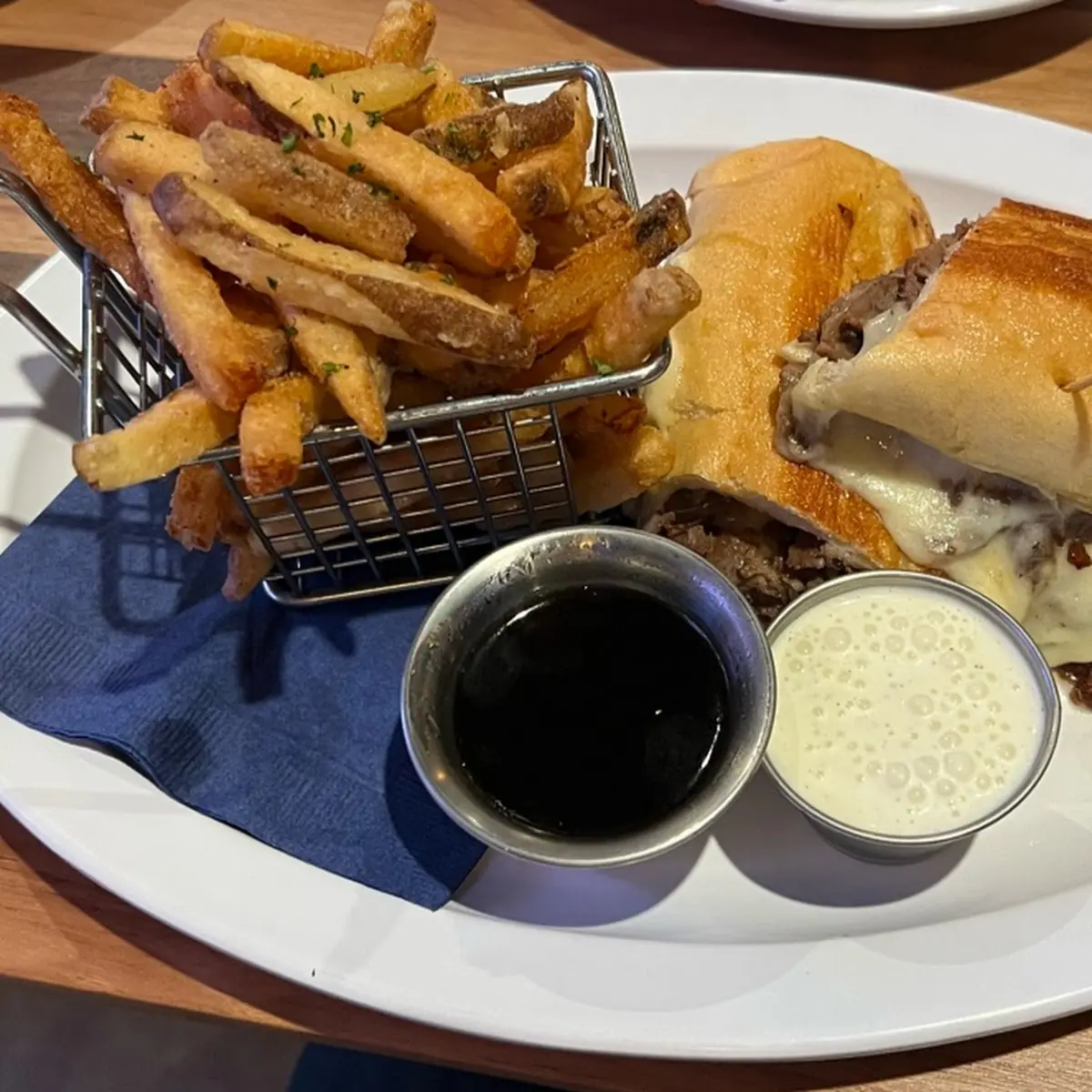 French Dip with Fries