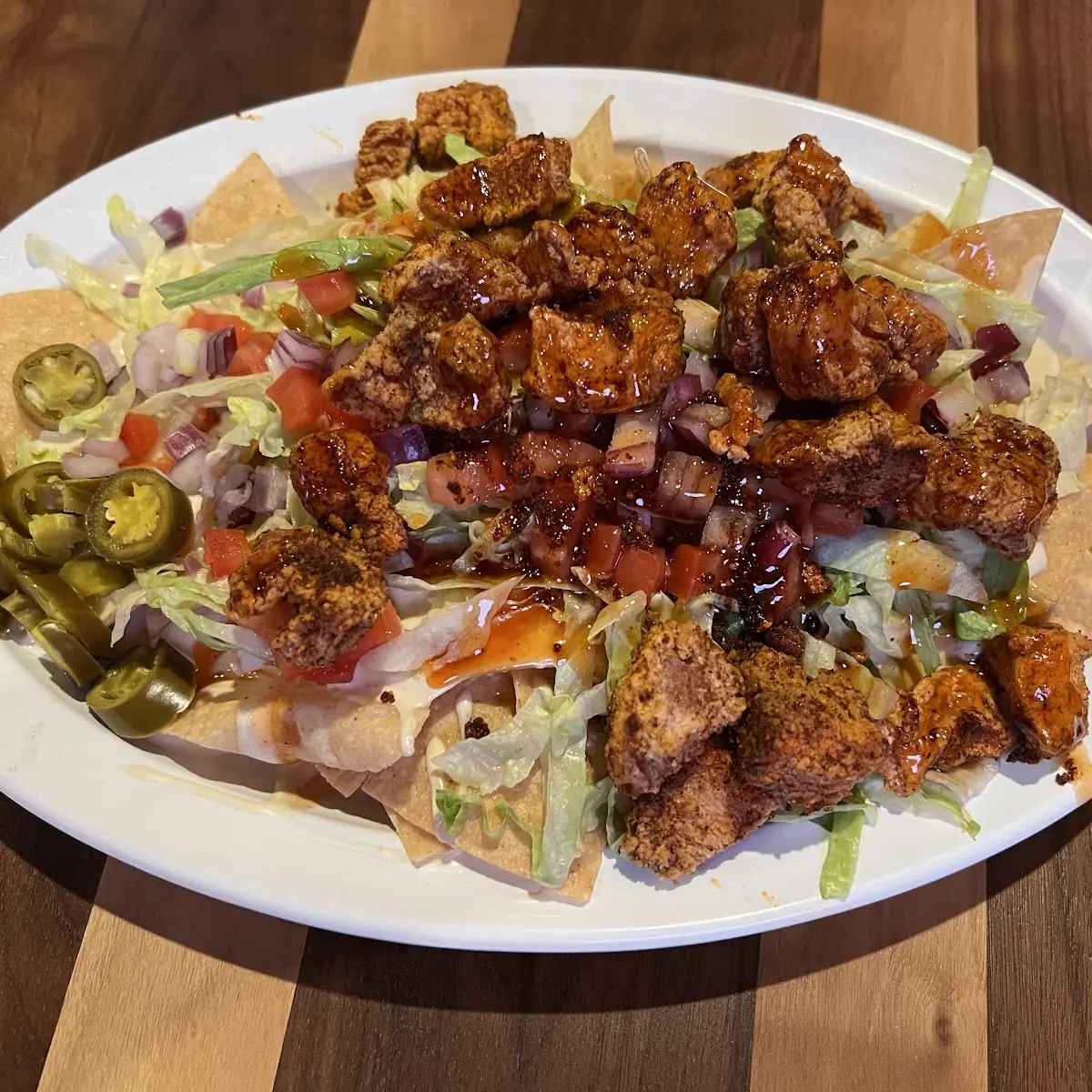 Fried Chicken Nachos